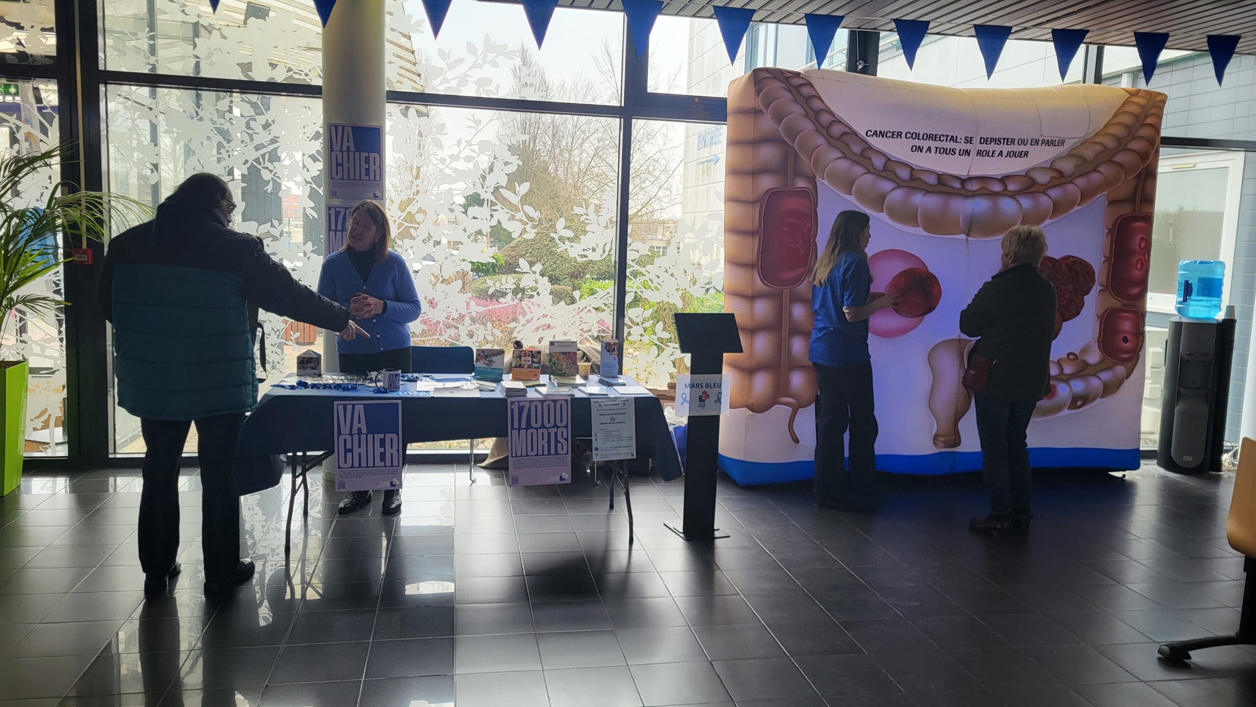 La Ligue contre le cancer - Comité de la Somme pour une journée de prévention et d’information sur le cancer colorectal.